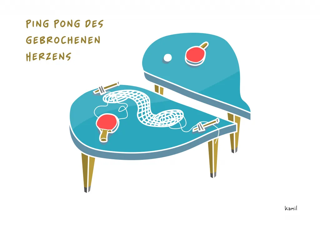 Broken Heart Ping Pong
